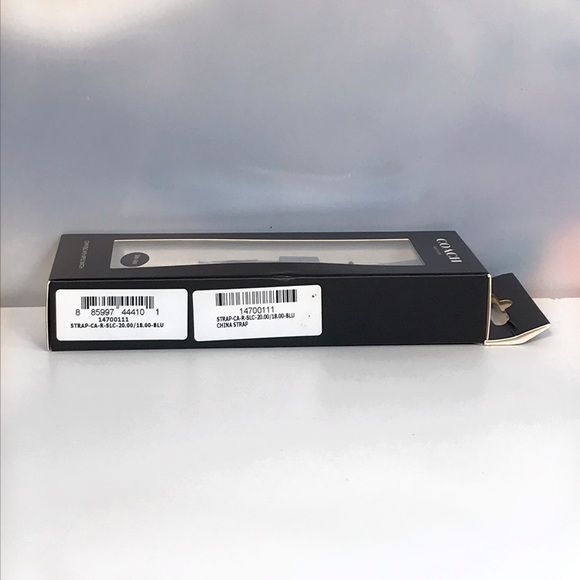 COACH Rubber Teal Embossed Apple Watch Strap for 38 40 41mm Apple Watches *BNIB - Picture 12 of 14